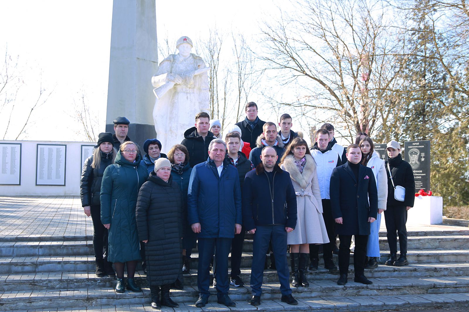 Памятная акция у мемориального комплекса «Журавли».