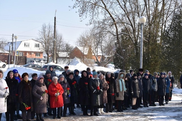 Митинг, посвященный Дню защитника Отечества.